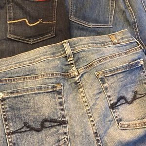 7 for All Mankind designer jeans